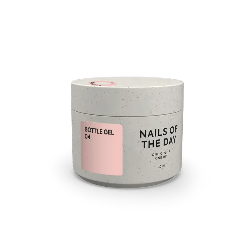 NAILSOFTHEDAY Bottle gel 04 – gel ultrafuerte (beige leche), 30 ml
