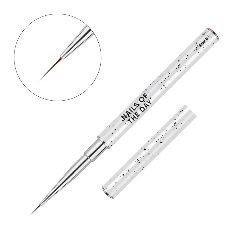 NAILSOFTHEDAY Brush Liner 8 mm– Pincel profesional