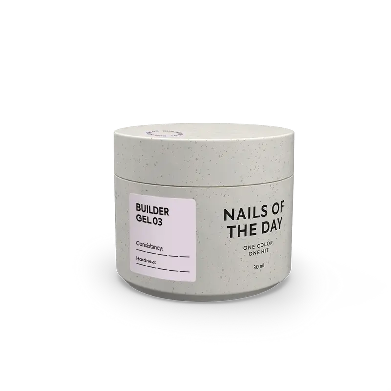 NAILSOFTHEDAY Builder Gel 03 — gel rosa suave para extensiones de uñas, 30 ml (Camouflage builder gel 02)