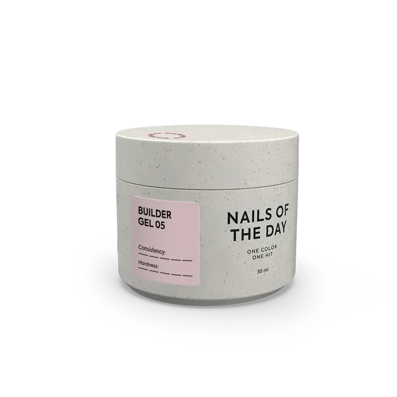 NAILSOFTHEDAY Builder Gel 05 — gel nude para extensiones de uñas, 30 ml