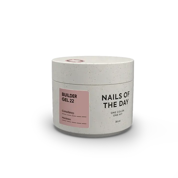 NAILSOFTHEDAY Builder Gel 22 — Nude 30 ml