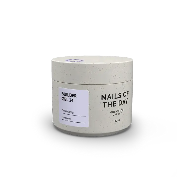 NAILSOFTHEDAY Builder Gel 24 Lechoso Con Velo Rosado 30 ml