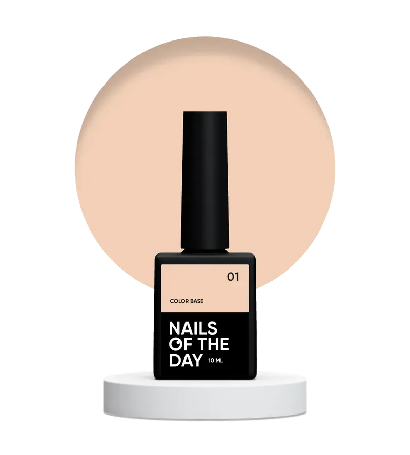 NAILSOFTHEDAY Color base 01 Beige Arena 10 ml
