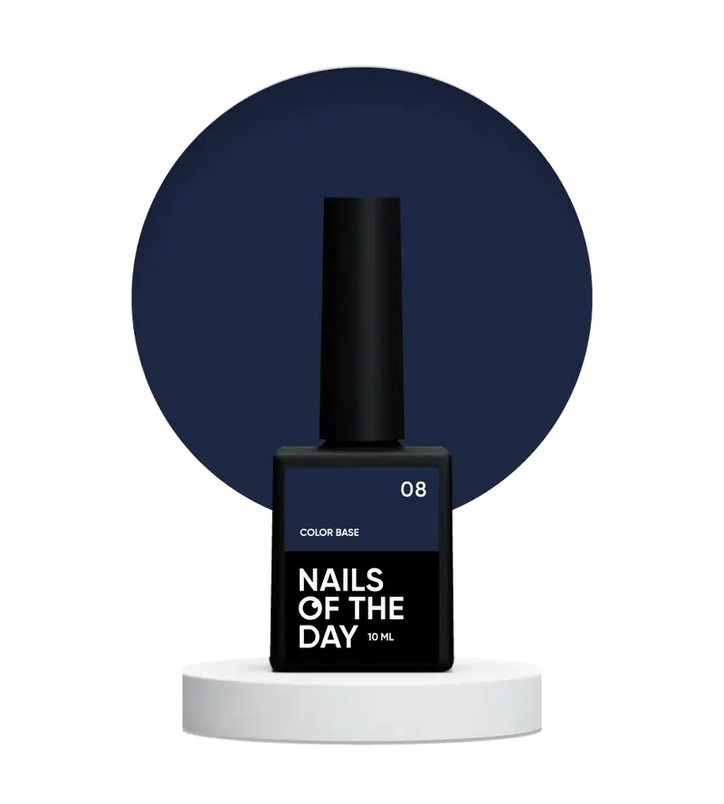 NAILSOFTHEDAY Color base 08  Azul Intenso 10 ml