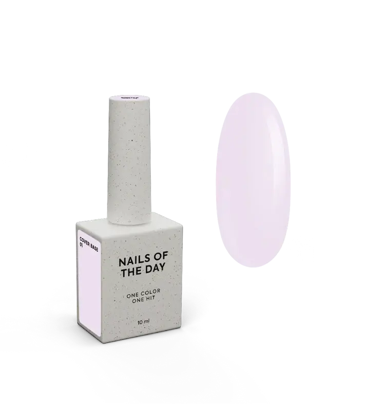 Nailsoftheday Cover base New Fórmula 01 Rosa Claro 10 ml