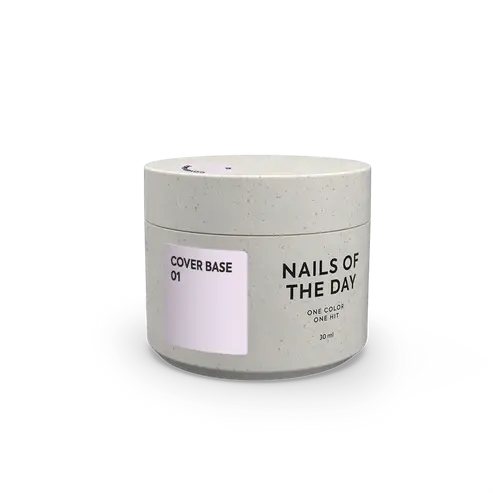 Nailsoftheday Cover base New Fórmula 01 Rosa Claro 30 ml
