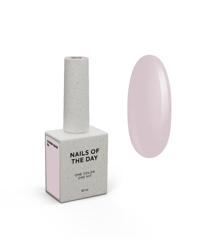Nailsoftheday Cover base New Fórmula 04-Rosa Polvo 10 ml