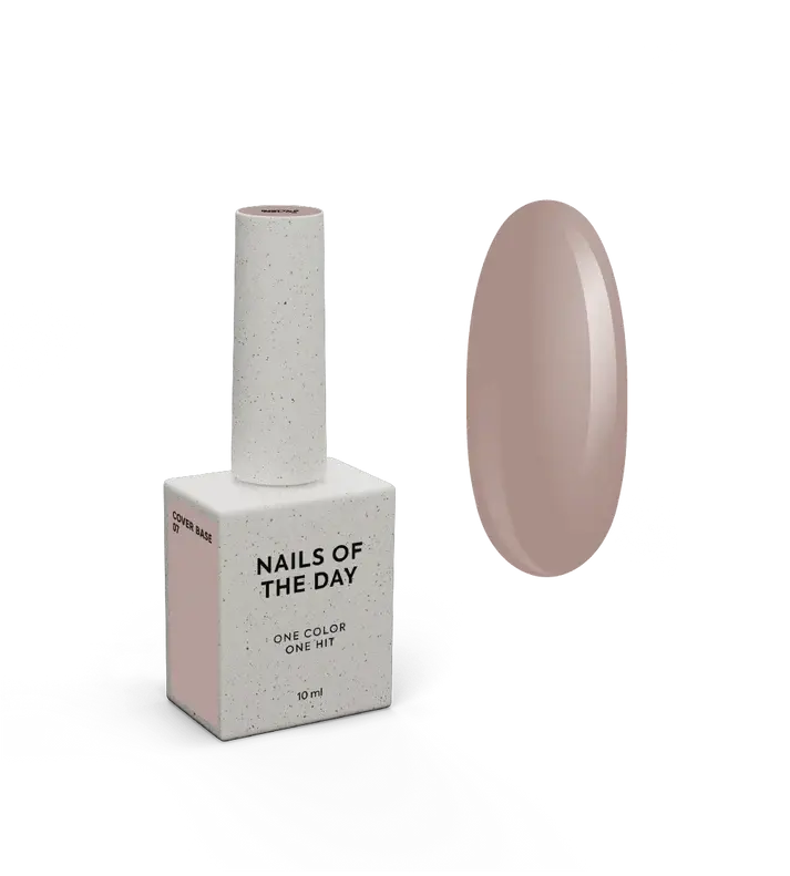 Nailsoftheday Cover base New Fórmula 07 Café Leche 10 ml