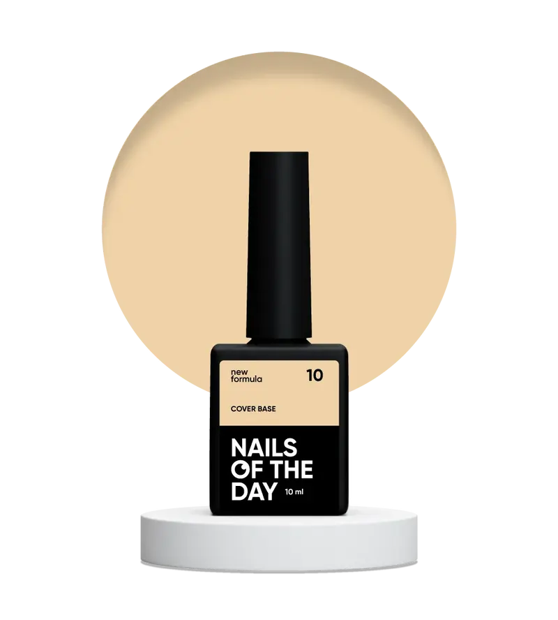 Nailsoftheday Cover base New Fórmula 10 Durazno 10 ml