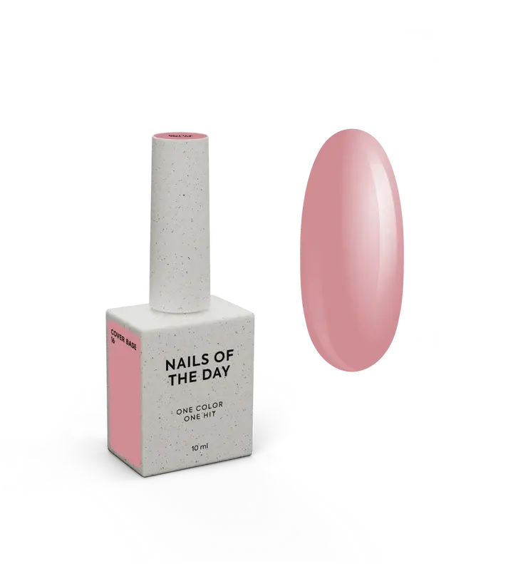 Nailsoftheday Cover base NEW Formula 16 Natural Oscuro 10 ml