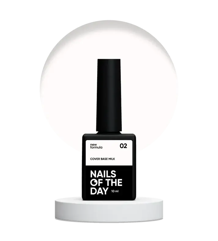 Nailsoftheday Cover base NEW Formula milk 02 Leche 10ml