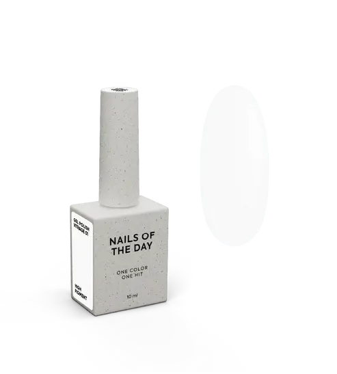 NAILSOFTHEDAY French White 002 esmalte semipermanente ultrablanco frío 10 ml