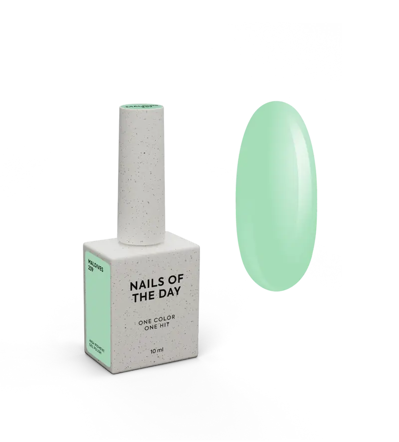 NAILSOFTHEDAY Gel Polish Maldives - Verde Menta 10 ml.