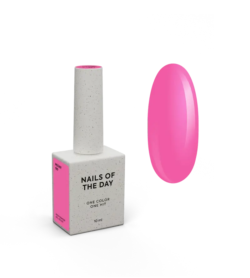 NAILSOFTHEDAY Gel Polish Peony -Rosa Intenso Y Cálido 10ml
