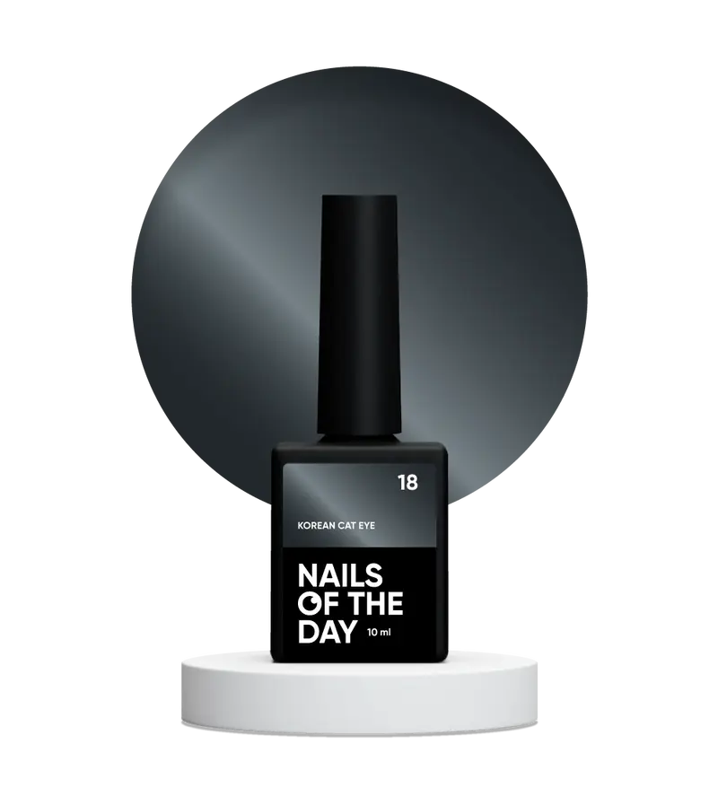 NAILSOFTHEDAY Korean cat eye 18 Ojo De Gato De Color Azul Oscuro 10 ml