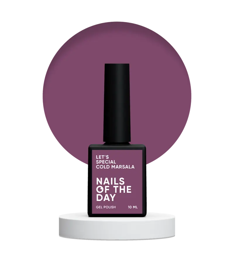 NAILSOFTHEDAY Let's Special Cold Marsala