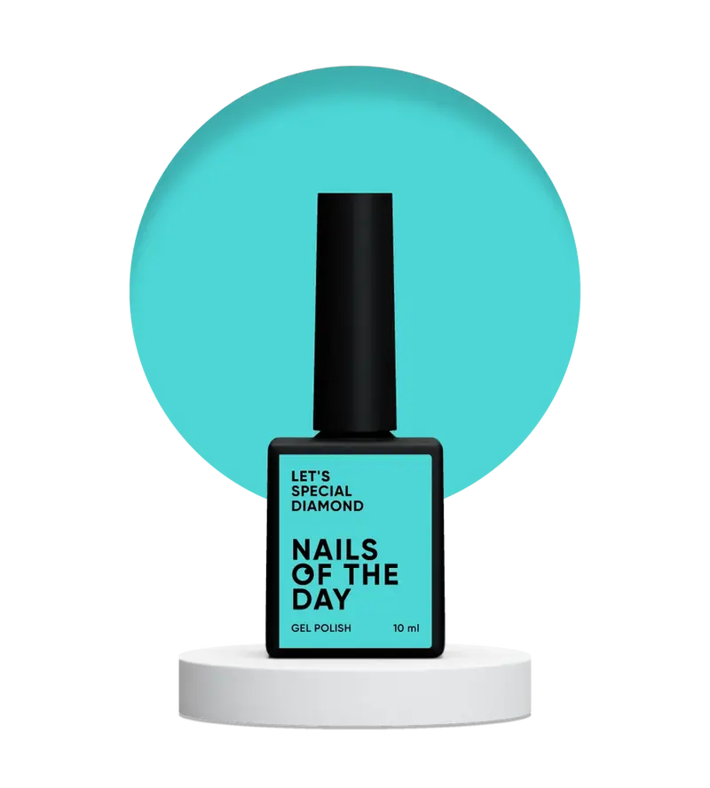 NAILSOFTHEDAY Let’s special Diamond — esmalte semipermanente azul celeste, 10 ml