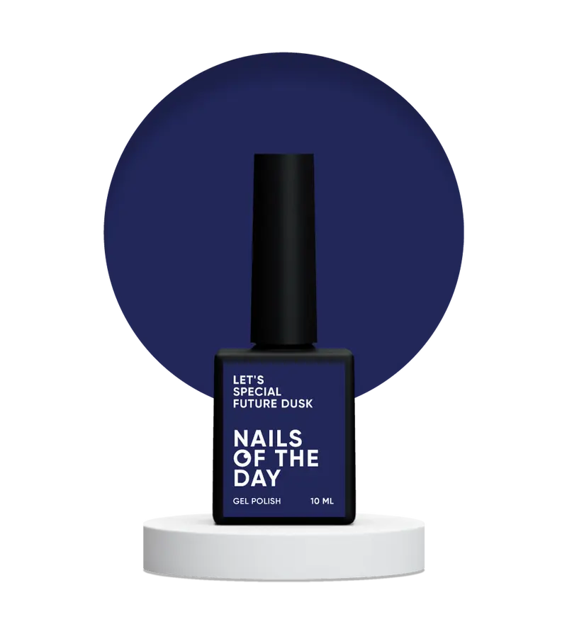 NAILSOFTHEDAY Let's Special Future Dusk — esmalte semipermanente de uñas de color azul oscuro, monocapa 10 ml