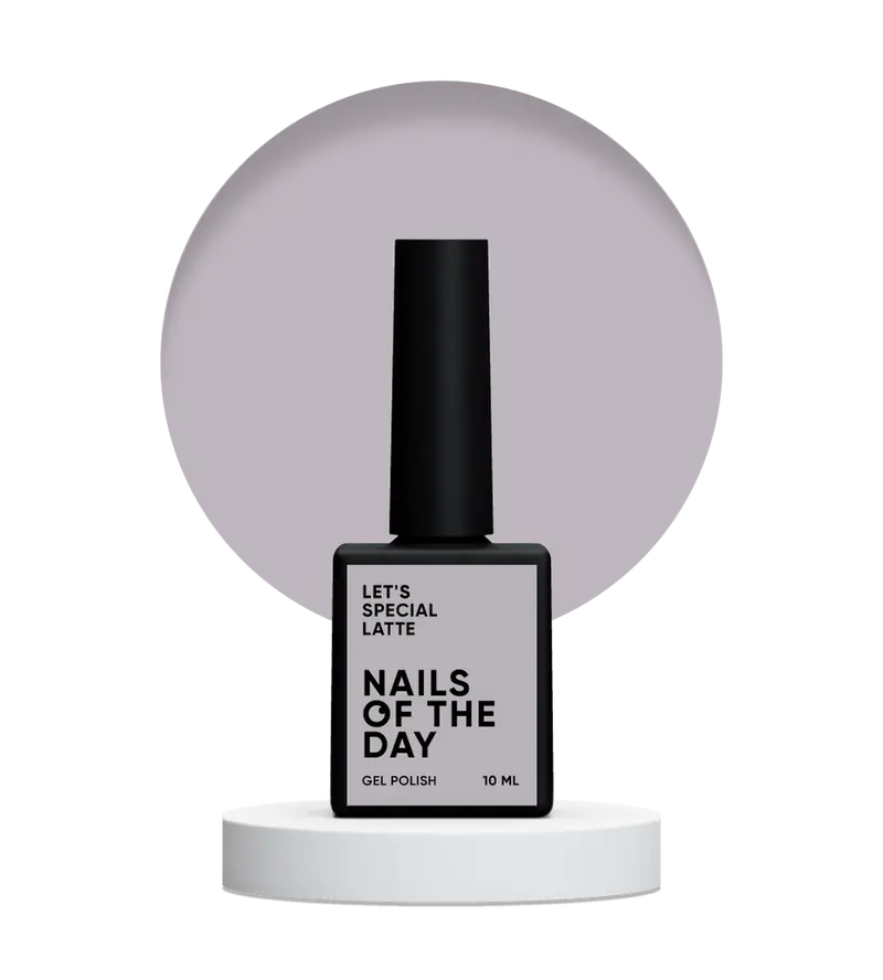 NAILSOFTHEDAY Let's Special Latte — esmalte semipermanente de uñas beige-caramelo que cubre una capa, 10 ml
