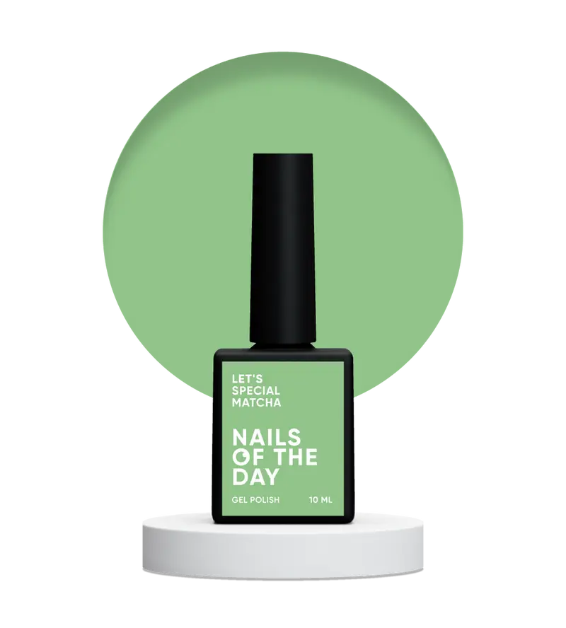 NAILSOFTHEDAY Let's Special Matcha — esmalte semipermanente de uñas color pistacho que cubre en una capa, 10 ml