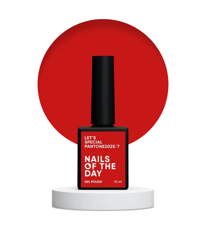 NAILSOFTHEDAY Let’s special Pantone2025/7-Rojo 10 ml.