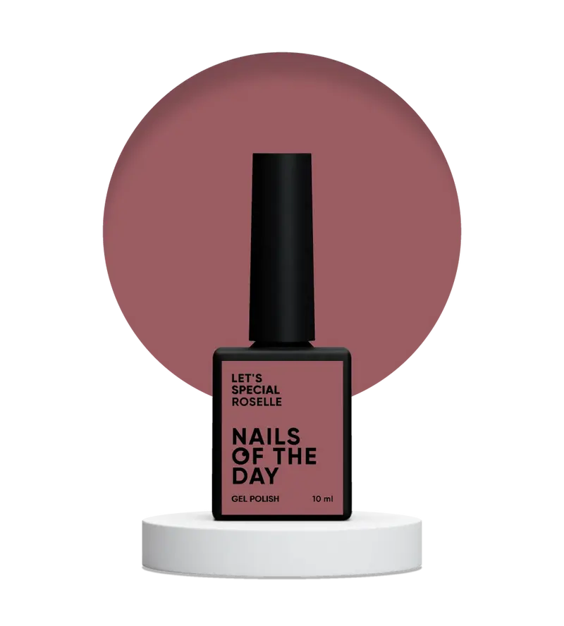 NAILSOFTHEDAY Let’s Special Roselle — esmalte semipermanente en un tono lila grisáceo, que cubre perfectamente en una sola capa, 10 ml