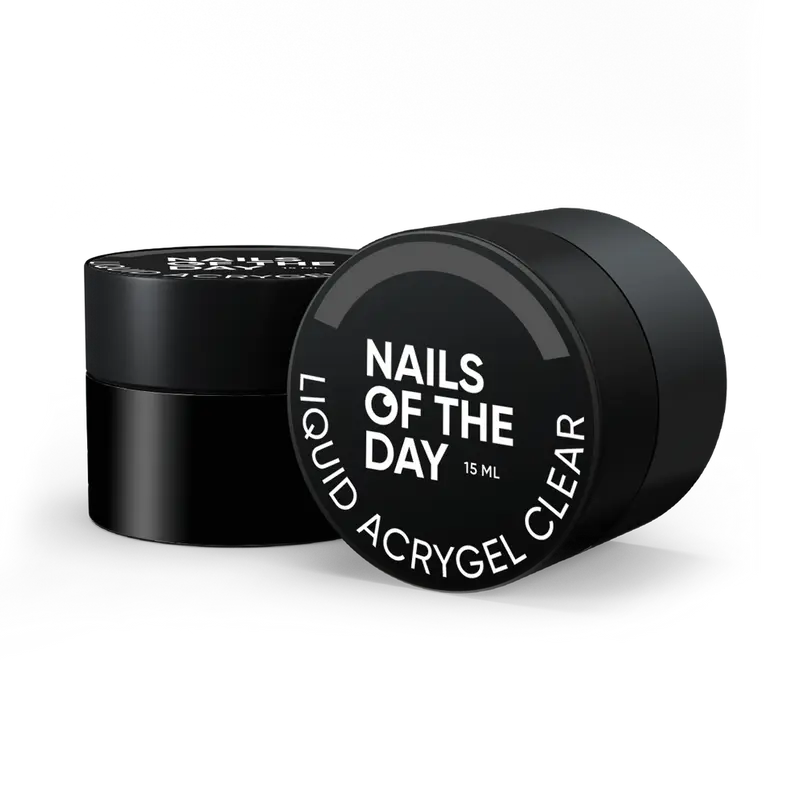 NAILSOFTHEDAY Liquid Acrygel clear — acrílico líquido transparente de una nueva fórmula para las uñas, 15 ml