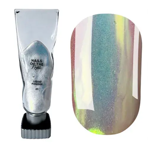 NAILSOFTHEDAY Liquid Powder polvo líquido nº01 · 5 g · efecto cromado