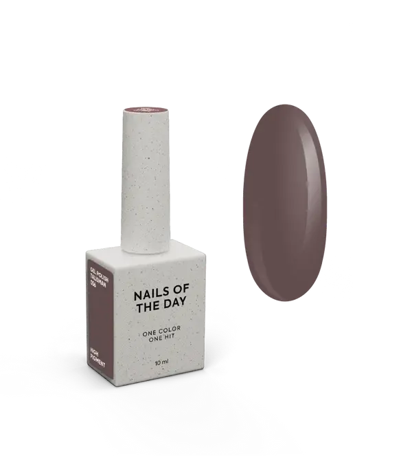 NAILSOFTHEDAY Talisman esmalte semipermanente marrón empolvado 10 ml
