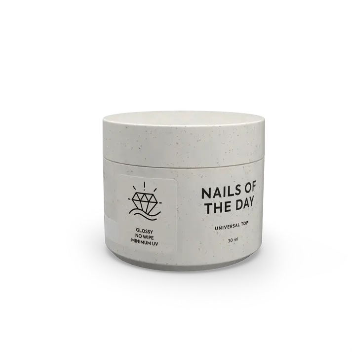 NAILSOFTHEDAY Universal Top-(sin capa pegajosa con filtros UV mínimos) 30 ml