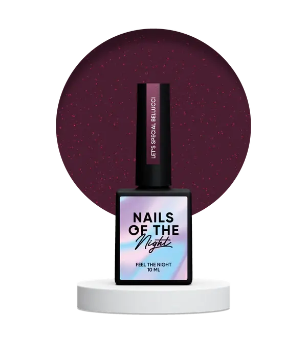 NAILSOFTHENIGHT Bellucci Reflectante Burdeos 10 ml