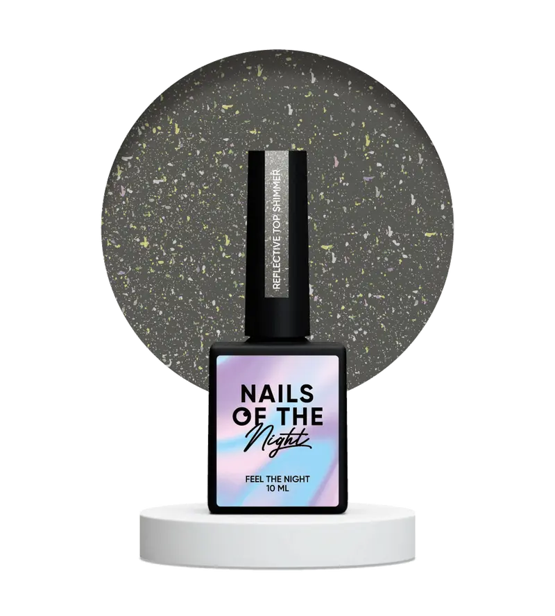 NAILSOFTHENIGHT Reflective top Shimmer