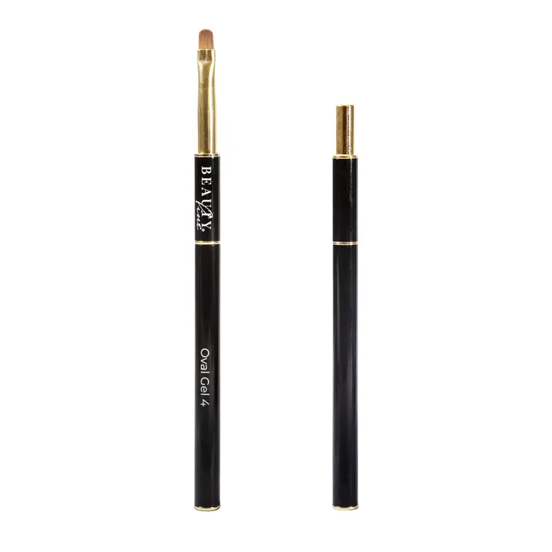 Pincel Beauty Line para Gel, Ovalado #4