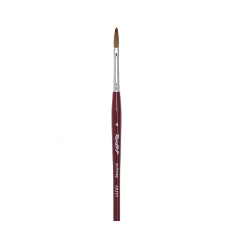 Pincel Roubloff AK33R-6 Kolinsky Siberiano para Acrílico, Acrygel y Polygel (Copia)