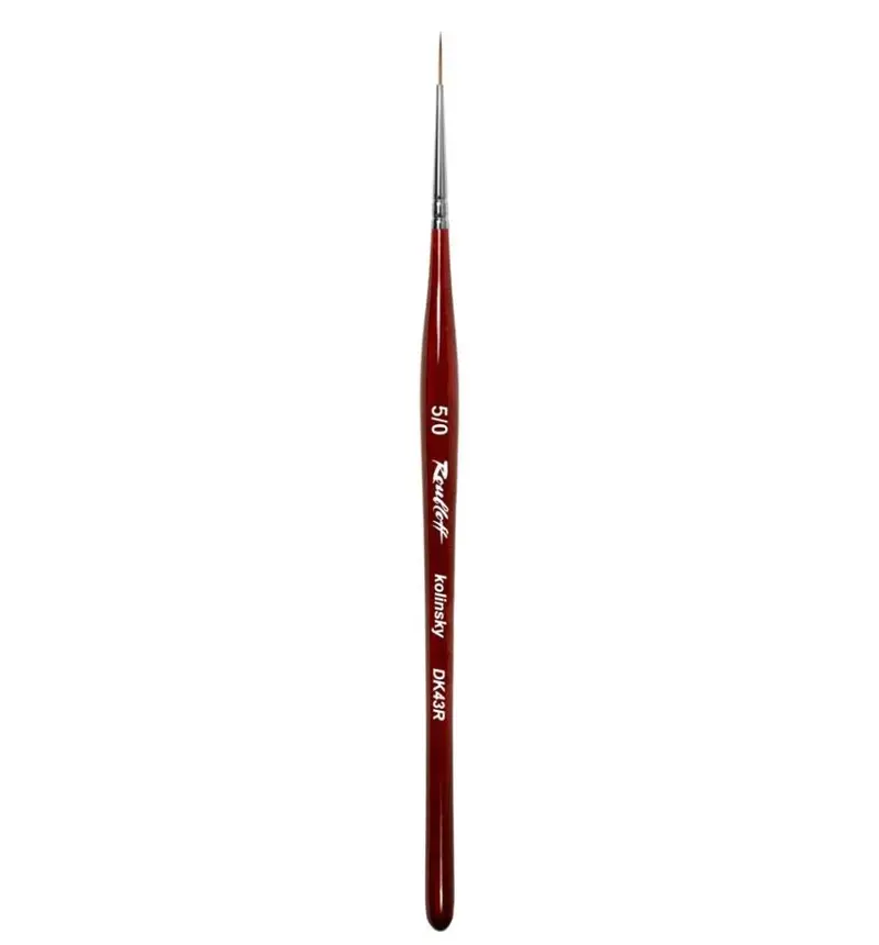 Pincel Roubloff DK43R-5/0 Kolinsky Liner para Líneas Finas y French