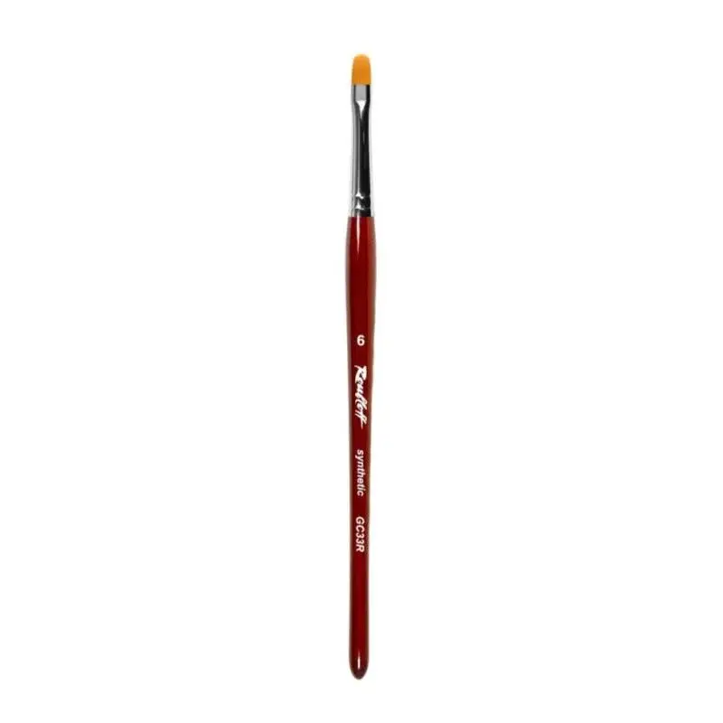 Pincel Roubloff GC33R-6 para Builder Gel Oval Nº6