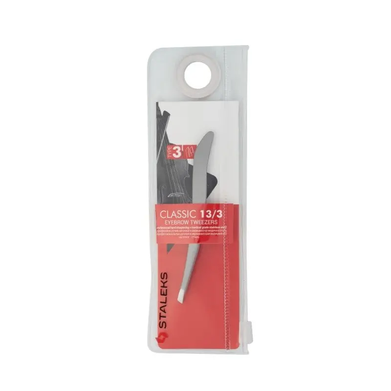 Pinza para las cejas CLASSIC 13/3 - Staleks
