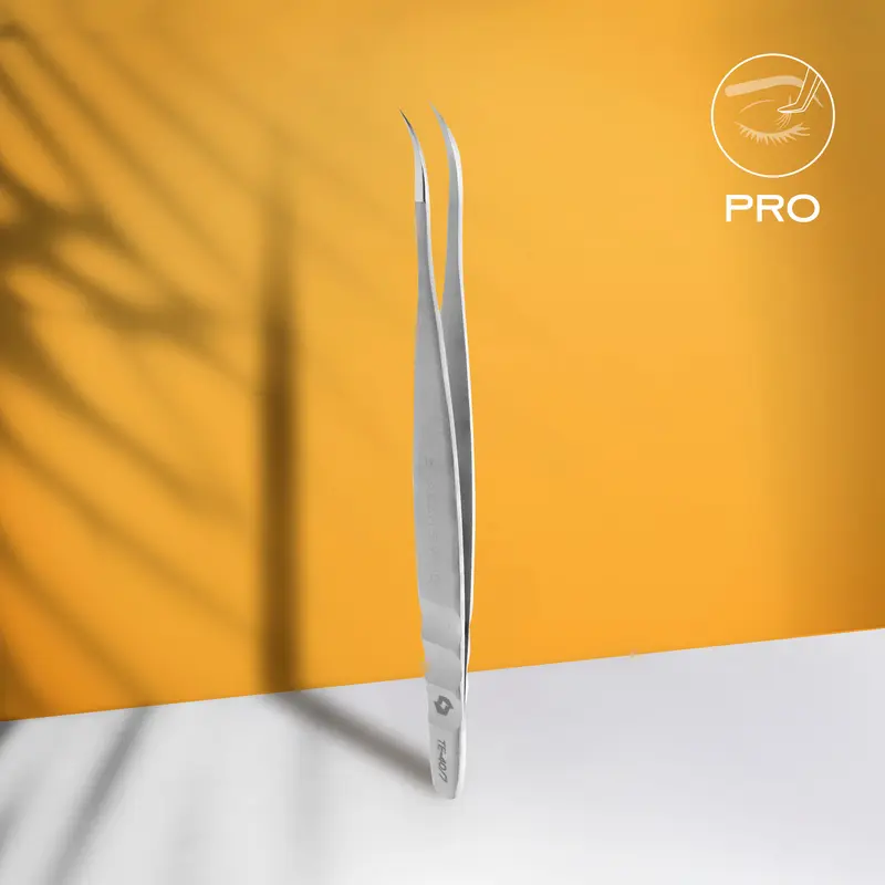 Pinzas de pestañas profesionales EXPERT 40 TYPE 2 (en forma de L,70')