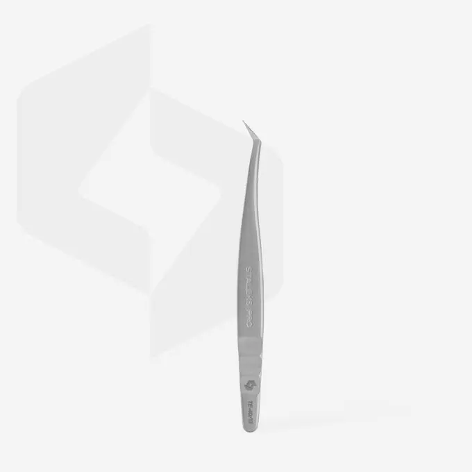 Pinzas para extensiones de pestañas Expert 40-13 Staleks