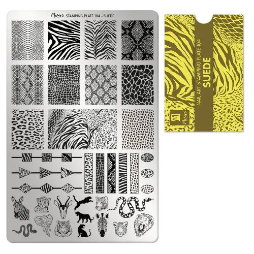 PLACA PARA STAMPING Nº 104 SUEDE de MOYRA