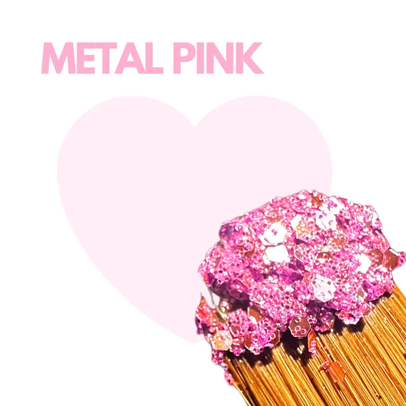 Polvo acrílico 10G - METALPINK