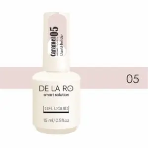 Polygel líquido Caramelo 05 – 15ml DELARO