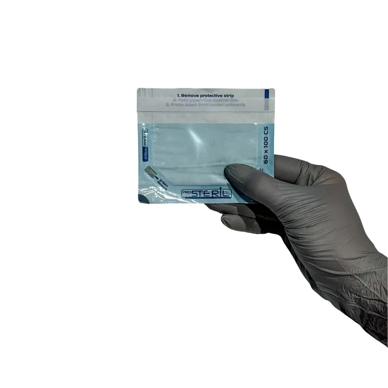 ProSteril Autoclave Sterilization Bags, 100x60mm, CS, Transparent with Indicator, 100 pcs.