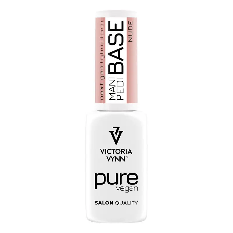 PURE VEGAN Nude Base Coat for Hands & Feet, 8 ml