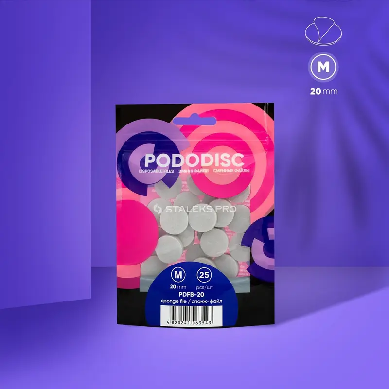 RECAMBIOS PARA PODODISC M - Esponja Pulidora (25 UD)