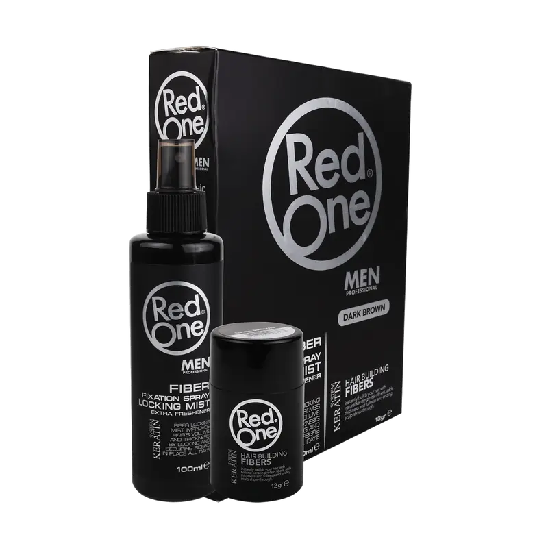 Redone| Fibras Capilares con Keratina 12gr + Spray Fijador 100ml