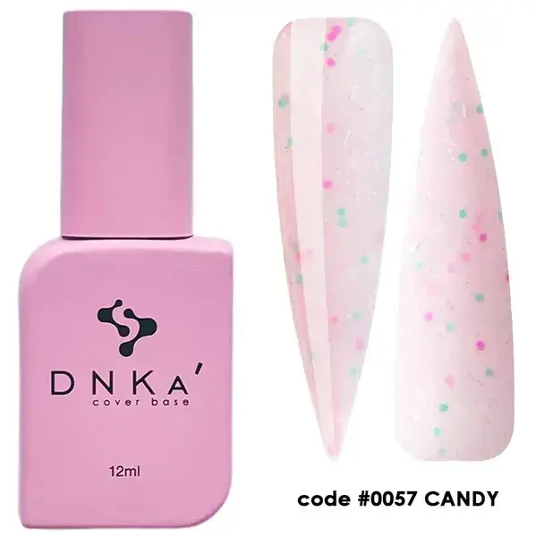 Rubber Base French DNKa #0057 Candy 12 ml — Cobertura French