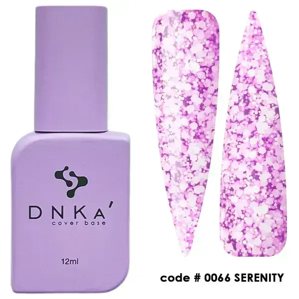 Rubber Base French DNKa #0066 Serenity 12 ml — Cobertura French