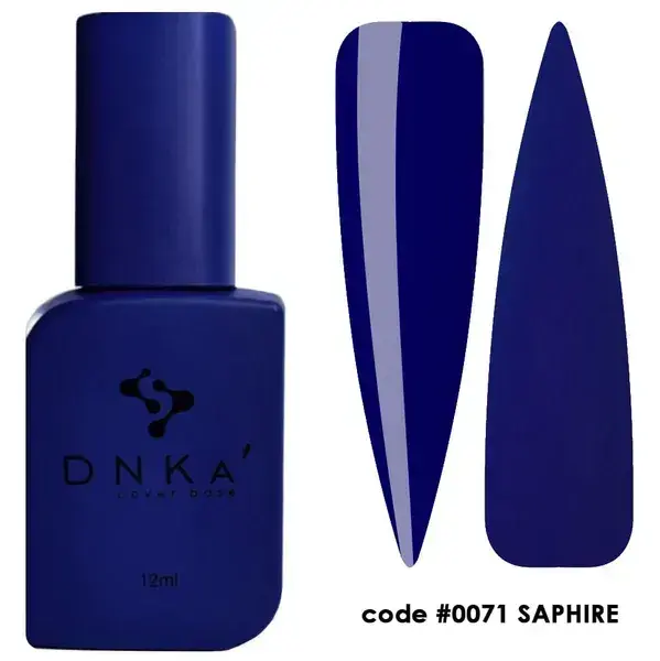 Rubber Base French DNKa #0071 Saphire 12 ml — Cobertura French