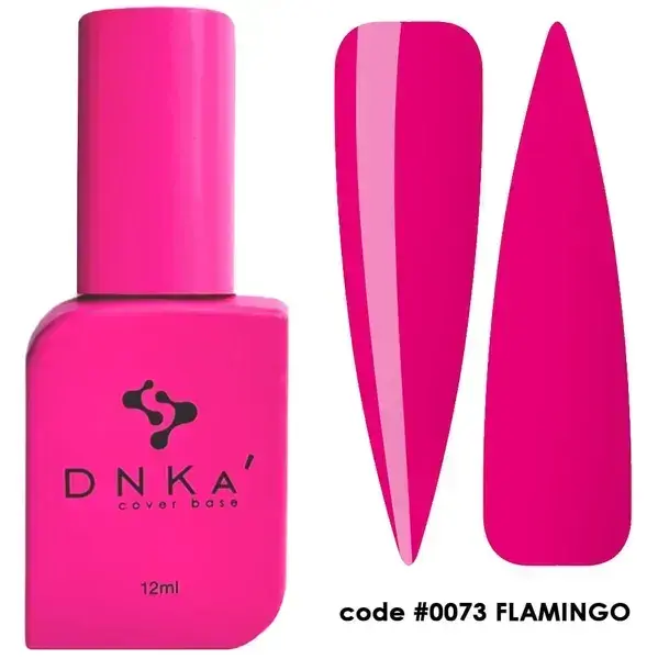 Rubber Base French DNKa #0073 Flamingo 12 ml — Cobertura French